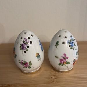 Vintage Hand Painted Salt and Pepper Shakers